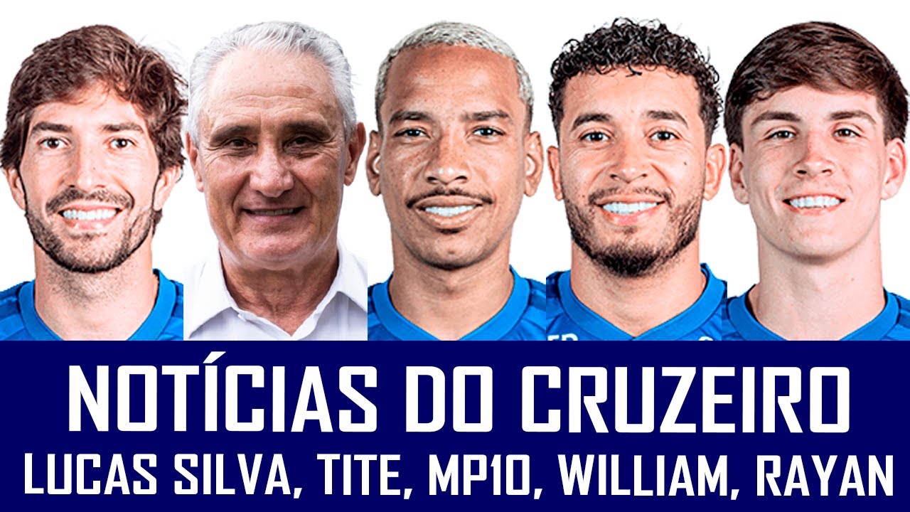 NOTÍCIAS DO CRUZEIRO: TITE, WILLIAM, MATHEUS PEREIRA, LUCAS SILVA E RAYAN LELIS