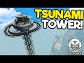 Massive Tsunami & Storm Proof Tower! - Stormworks Gameplay
