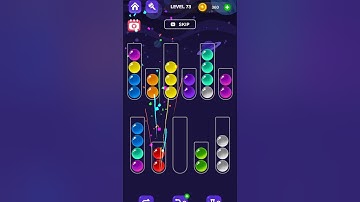 Ball Sort Master Game Level - 73 Without Boosters | Puzzle Games #entertainment #puzzle #games
