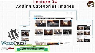 WordPress Lecture 34 | Adding Categories Images in WordPress | WordPress Course | Cyber Pashto