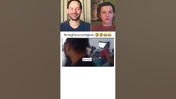Tom Holland react try to laugh part 16 #tomholland #trynottolaugh #funny