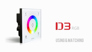 Touch panel RGB LED Controller LTECH D3