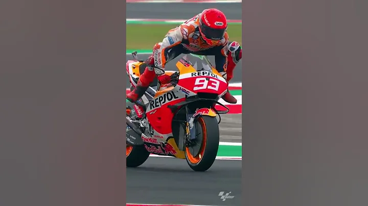 Marc Marquez sent skywards before superman save | 2021 #EmiliaRomagnaGP - 天天要聞