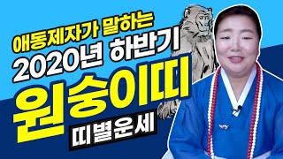 2020년 하반기 대박나는띠 '원숭이띠' / (원숭이띠운세 29살,41살,53살,65살,77살 운세) 연봉당