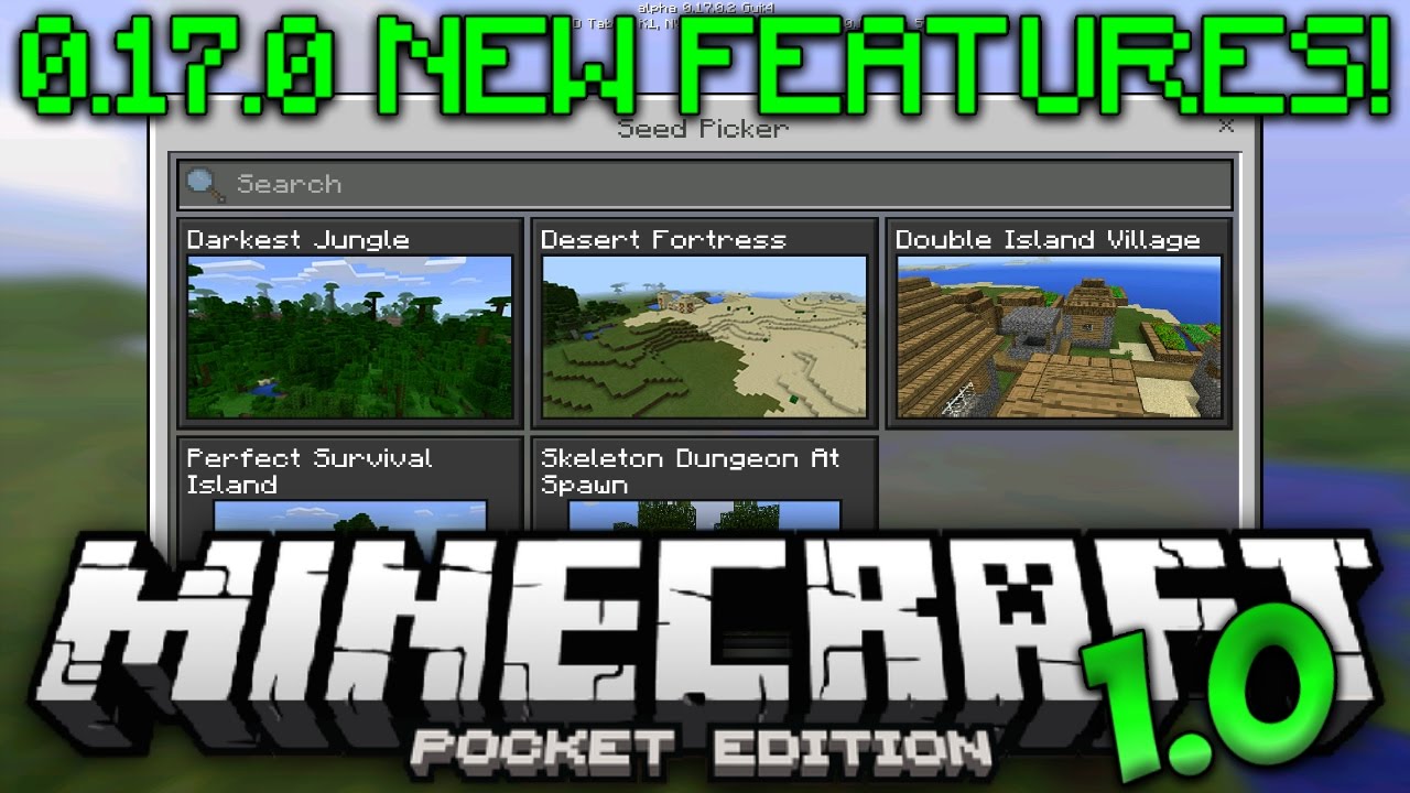 NEW 0.17.0 UPDATE FEATURE! - MCPE 1.0 Beta Build 2 - Minecraft Pocket ...