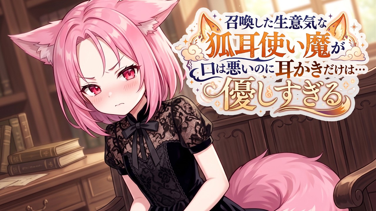 【KU100高音圧・耳かき】使い魔に耳かきをさせると気持ちいい【ASMRシチュエーション生配信・立体音響】