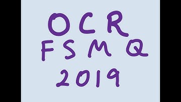 OCR Additional Maths FSMQ 2019 Q2 walkthrough