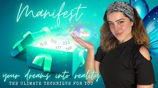 Pick a Card Tarot~How to MANIFEST your DREAMS into Reality  ?BEST TECHNIQUES,Guidance you need NOW