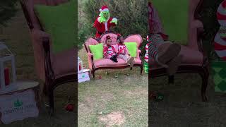 Girls Run Away Screaming After Grinch Disrupts Photoshoot