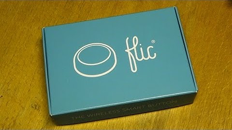 Unboxing Flic - the wireless smart button