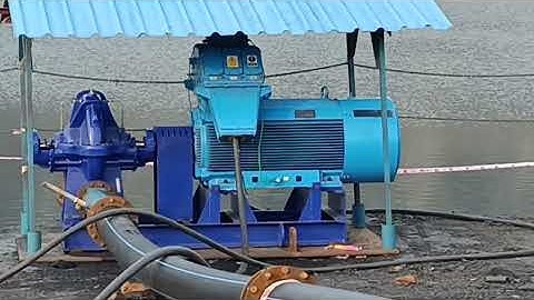 Opencaste coal Mine Sump||Electrical motor pump 510 HP||Power supplied 6.6 KW||Sump water discharge