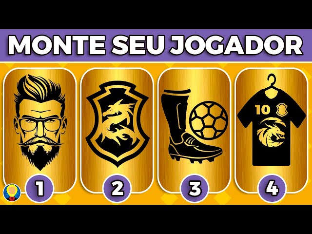 Escolha os Cards e MONTE SEU JOGADOR