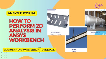 2D FEA Analysis in ANSYS Workbench | Stop Using 3D When 2D Is Enough| Ansys tutorial|@rzastories