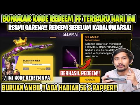 KODE REDEEM FREE FIRE TERBARU 23 FEBRUARI 2024 HARI INI