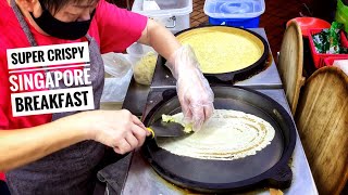 SUPER CRISPY PANCAKES (MIN JIANG KUEH) - SINGAPORE STREET FOOD