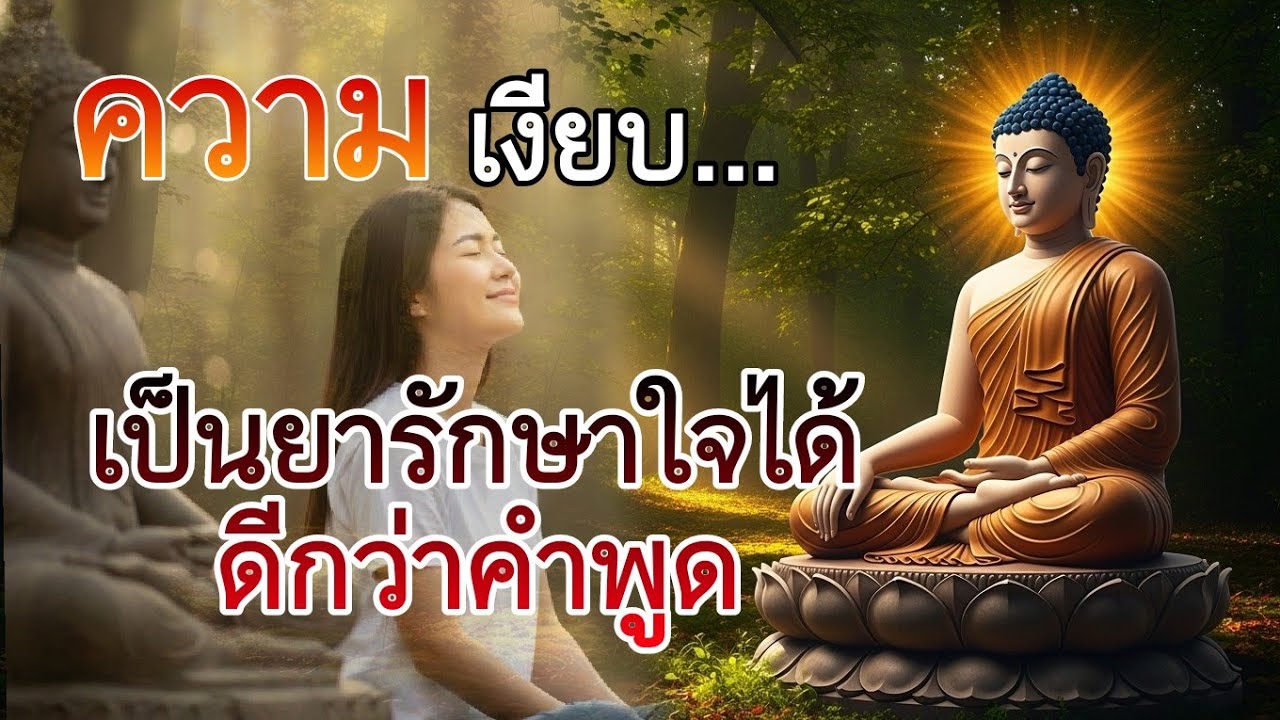 ทำไมความเงียบ...ถึงรักษาใจได้ดีกว่าคำพูด?#รักษาใจด้วยธรรมะ#ธรรมะสอนใจ#ธรรมะก่อนนอน