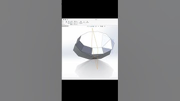 Modeling a Realistic Diamond in SolidWorks | Step-by-Step Tutorial #automobile #cad #solidworks