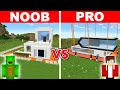 Noob de minecraft vs pro la maison scurise antizombie la plus sure challenge