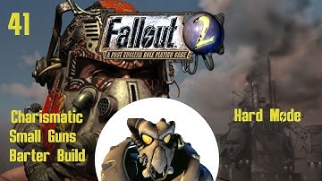 BucketListGamer Fallout 2 Charismatic Small Guns Barter Build Hard Mode Part 41 Military Base