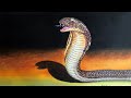 Realistic Snake 🐍 Painting with Pencil Colors | 3D Painting