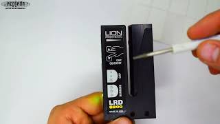 Sensor ultrasónico herradura LRD8200 Marca LION PRECISION para etiquetas de cualquier tipo