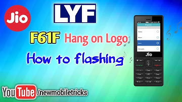 Jio phone Flash (LYF F61F) Hang on logo