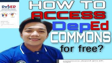 HOW TO ACCESS DEPED COMMONS FOR FREE