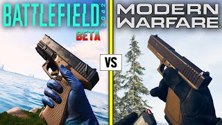 BATTLEFIELD 2042 (beta) vs Call of Duty MODERN WARFARE — Weapons Comparison