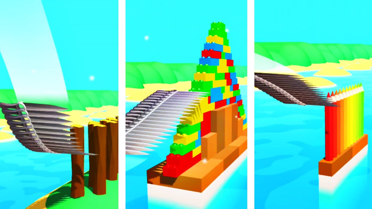 Flying Cut 🔪⚔️🪓 Very Satisfying And Relaxing ASMR Slicing Game Perfect!