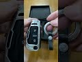 This is a mecha-style zinc alloy car key cover designed for Audi models.#carkeycover