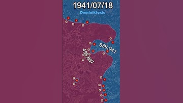 Battle of Smolensk (1941) *Every Day With Units* #shorts #animation #map