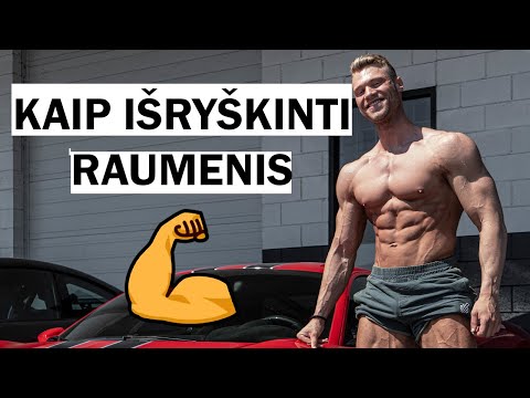 Video: Kaip Mankštintis Norint Deginti Riebalus, Bet Išlaikyti Raumenis