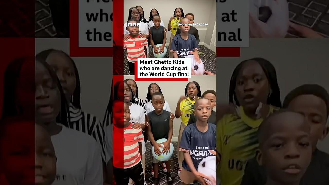 Meet the kids dancing with Shakira at the World Cup final. #GhettoKids #BBCNews