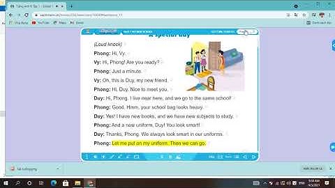 English 6 Unit 1 My new school  Getting started