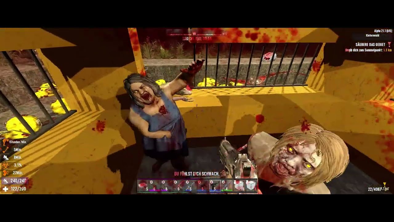 7 Days to Die Alpha 21 German Staffel 4 #55: Hordennacht wird zum Massaker