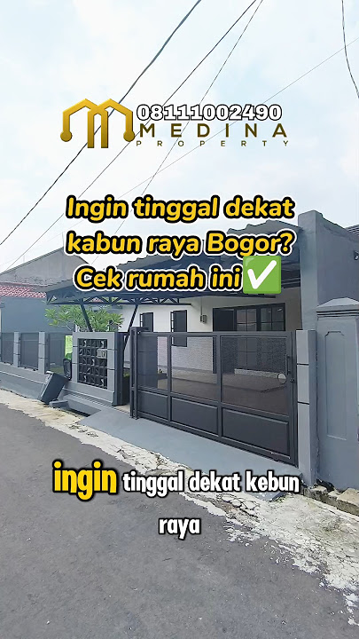 Rekomendasi Rumah bagi yang ingin tinggal di Bogor#jakarta#houseforsale #rumahdijual#bogor#property