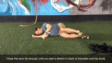 Side-lying 5 Month Door Hinge Progression | Shoulder/Hip Mobility & Stability | DNS