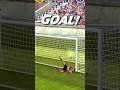 Mecilo Goal Shot in Football.         #shorts #football