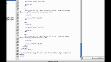 Creating a Master ebook Template for epub and mobi -- Table of Contents - part 5