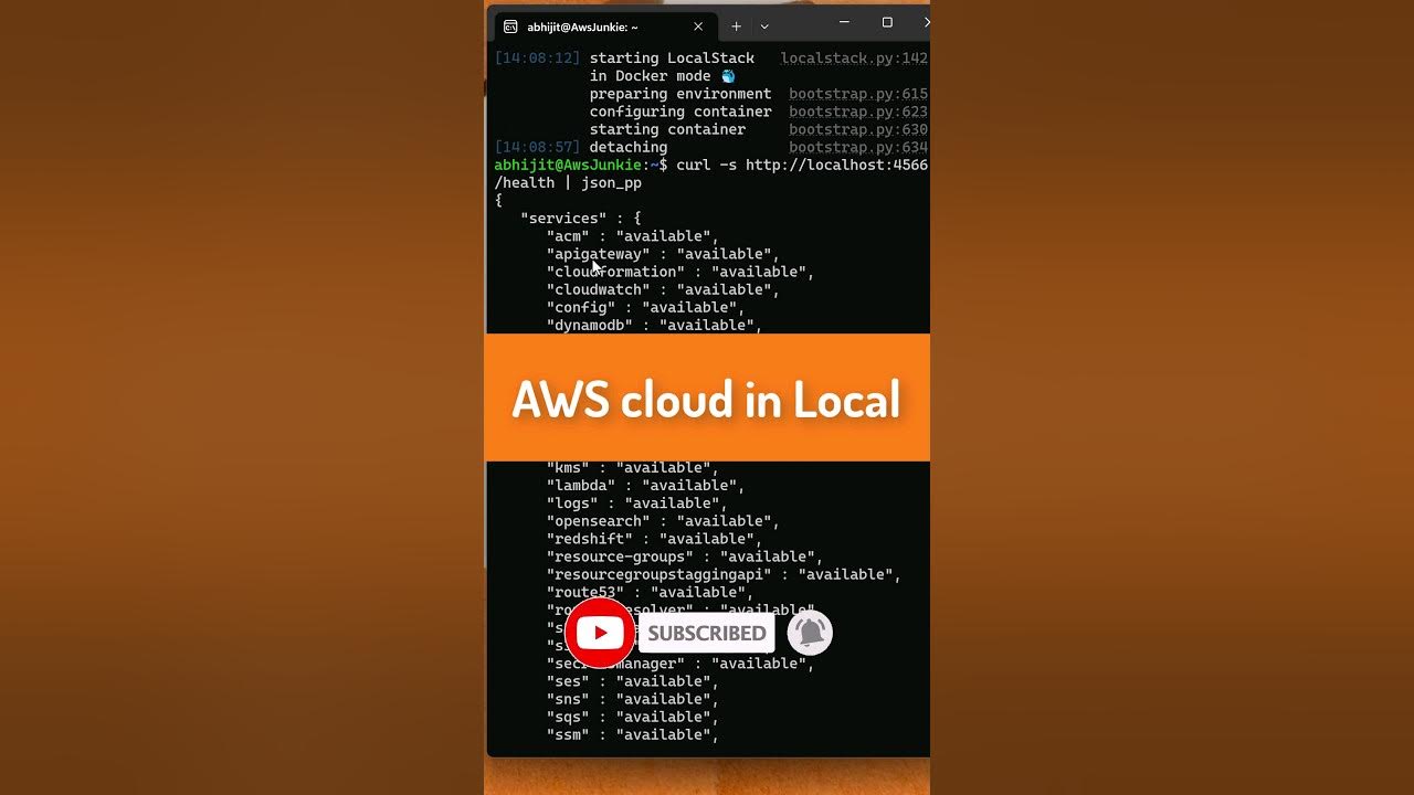 How to install localstack on ubuntu wsl aws cloud service emulator