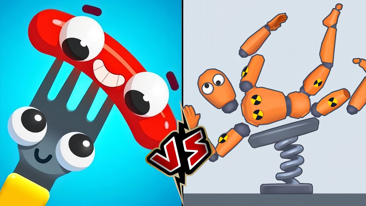 Ragdoll break let's destroy doll 🆚 fork n sausage Gameplay part 10