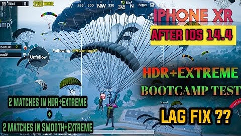 iPhone XR After iOS 14.4 | Bootcamp Test in PUBG MOBILE | Lag Or Not? Best Phone in 2021.
