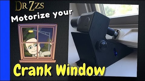 Crank Window Motorized Automated | Home Assistant | Smart Home