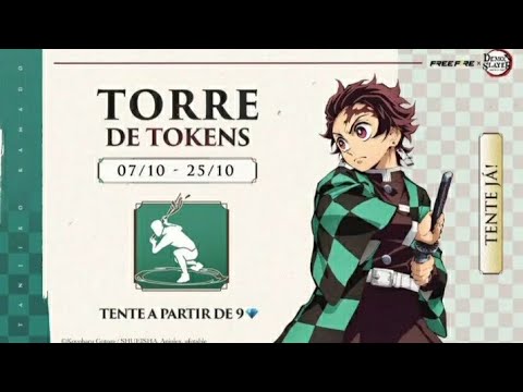 Garena Free Fire - Agora a Torre de Tokens tá 🔝 com o Pacote Top