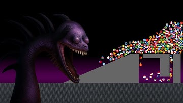 Escape from Sprunki Durple - Marble Race Countries Elimination