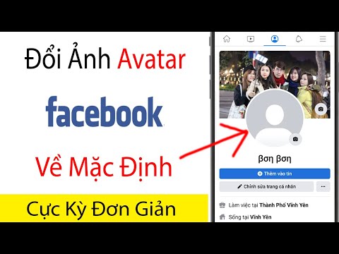 cách đổi ảnh đại diện facebook về mặc định