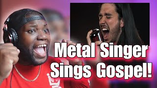 Metal singer performs \\