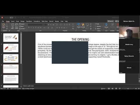 Statement Of Purpose With Lawyer Shafic And Mandeeya Part 1