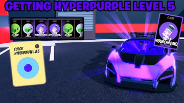 Getting a LEVEL 5 Purple Hyperchrome | Roblox Jailbreak