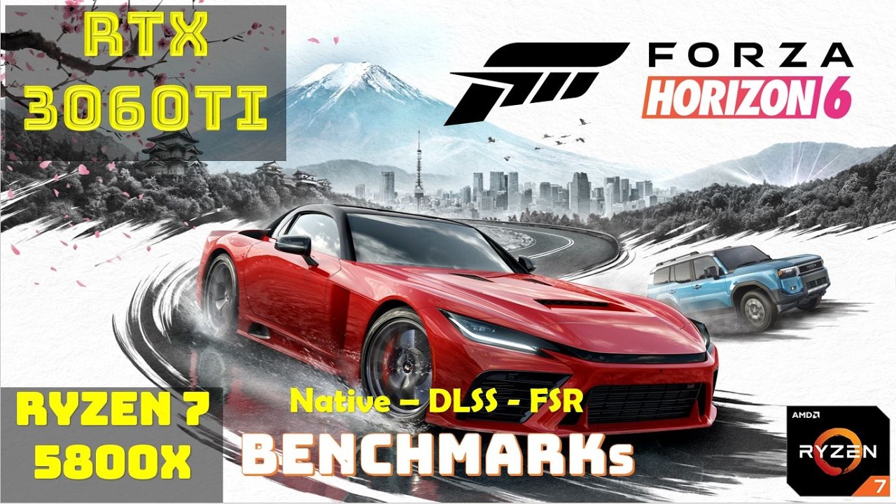 Forza Horizon 6 RTX 3060Ti - 1440p - All Settings | Native, DLSS